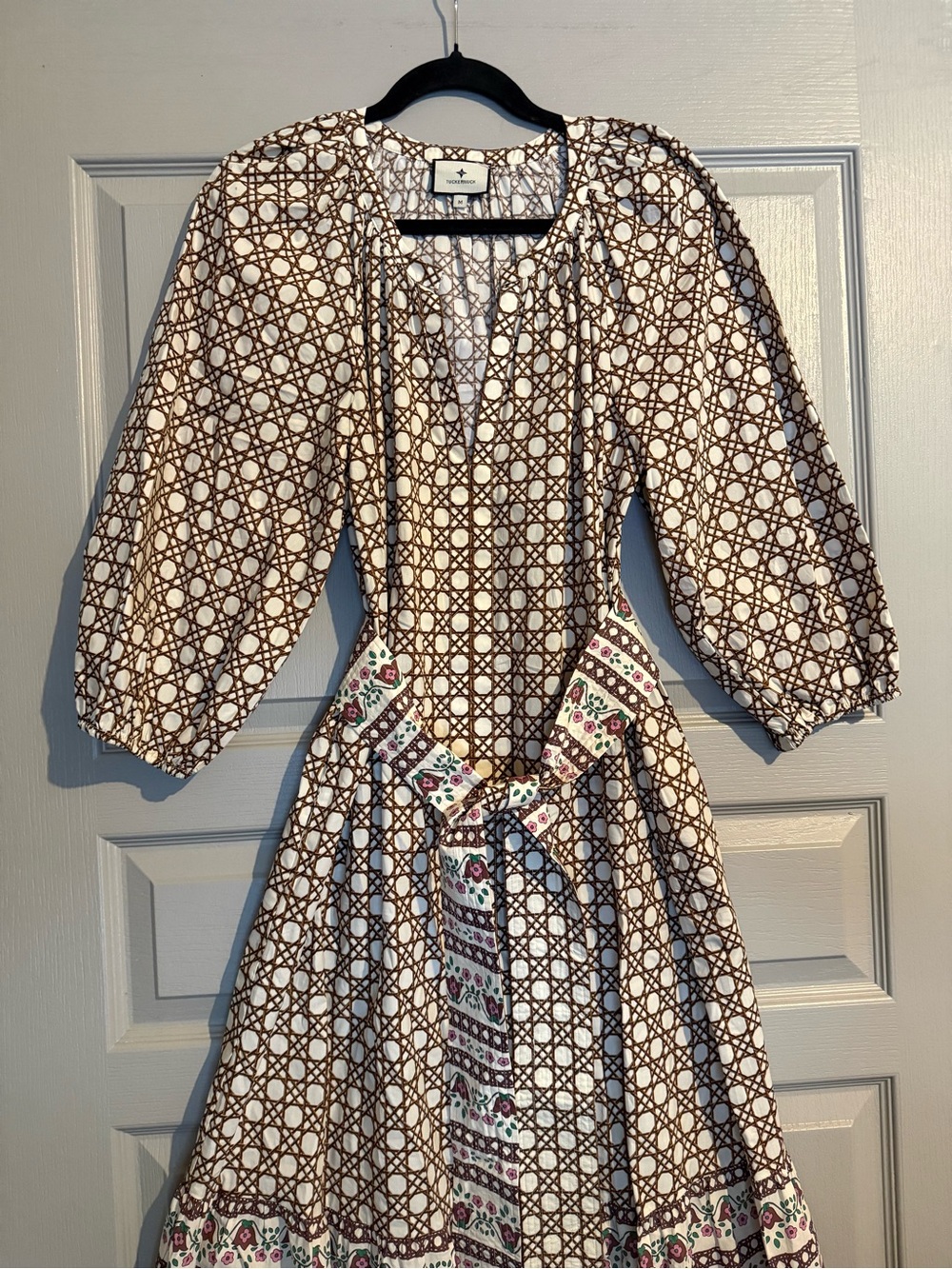 TUCKERNUCK Birch Cane Border Lyles Dress NWOT - Picture 6 of 10